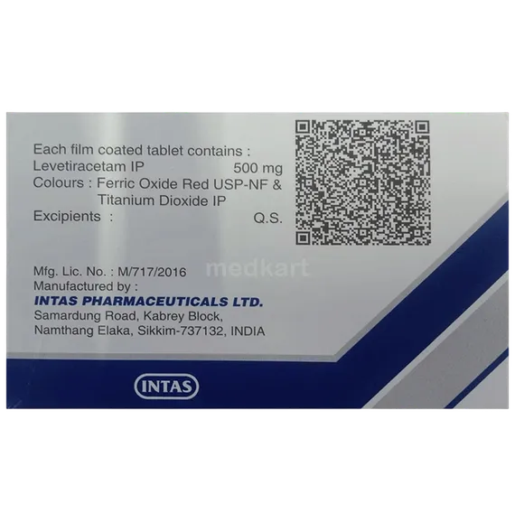 levera 500mg tablet 15's